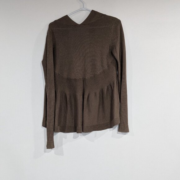 BCBG Max Azria Hanna Cardigan Sweater Beige Tan Size Small - Picture 3 of 4